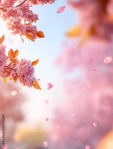 Pastel gradient background from lavender to sky blue, wormseye view of kites flying, open sky for copy space photo