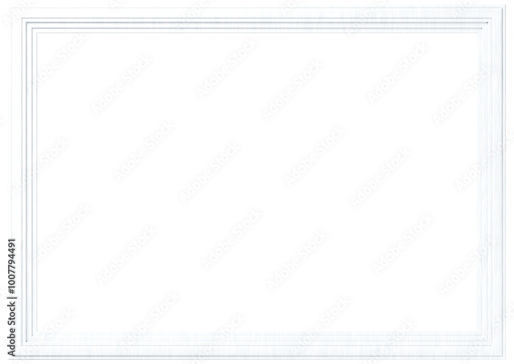 Obraz premium 3D素材_木製の額縁_四角