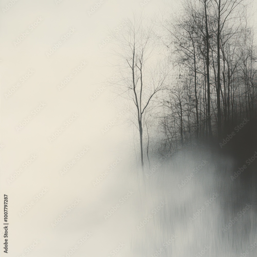 Obraz premium Ghostly mist on white --v 6.1 Job ID: 69f69db2-06ff-44b9-9ddf-32cce083f2ab
