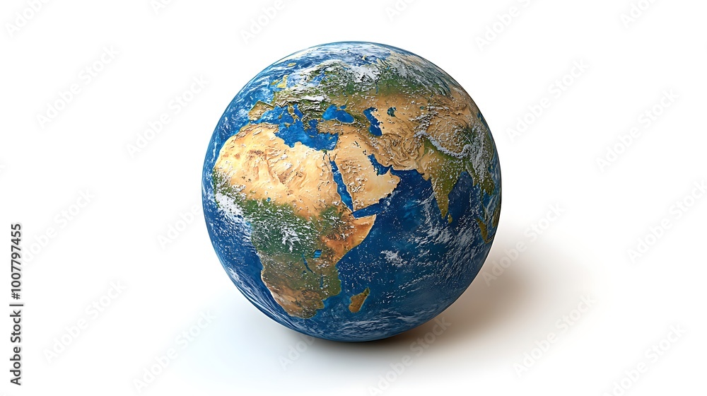 A 3D-rendered Earth globe, showcasing the vibrant blues and greens of our world. A 3D-rendered Earth globe, showcasing the vibrant blues and greens of our world.
