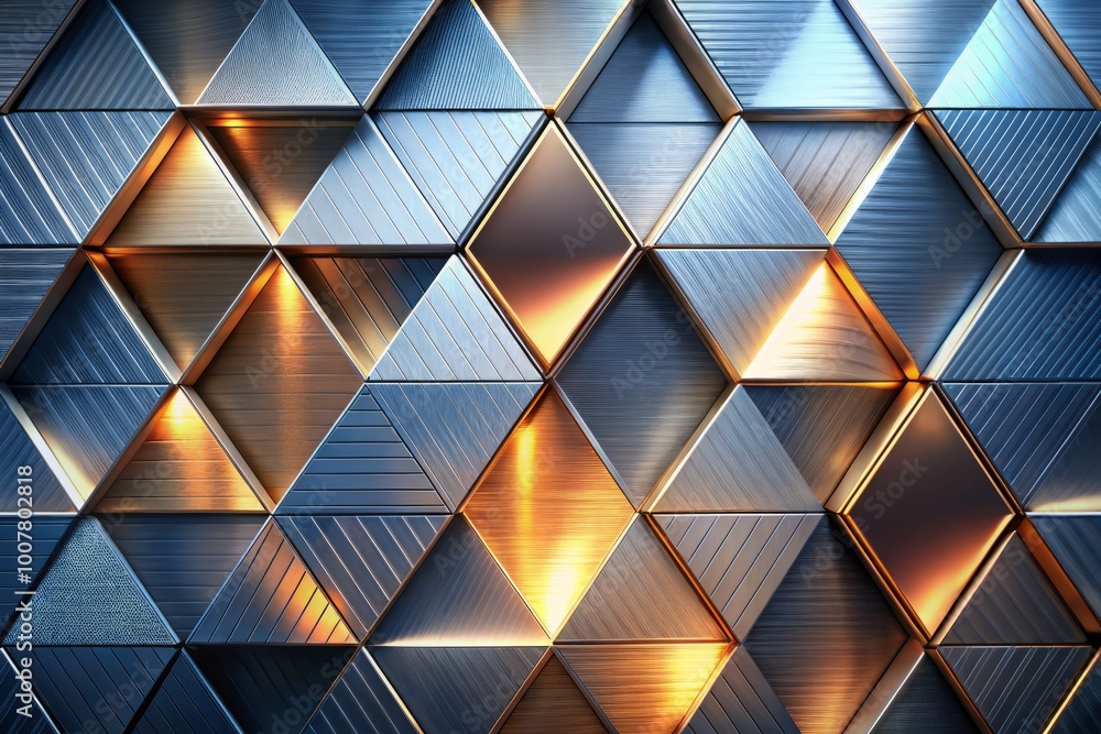 Contemporary metallic geometric backdrop perfect for tech-focused websites and creative branding, merging abstract Contemporary metallic geometric backdrop perfect for tech-focused websites and creative branding, merging abstract
