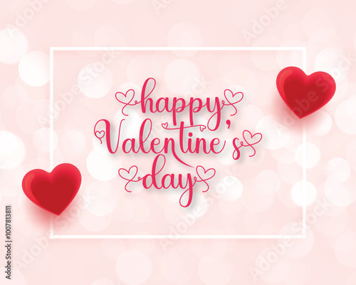 Happy valentine day. with creative love composition of the hearts. Vector illustration