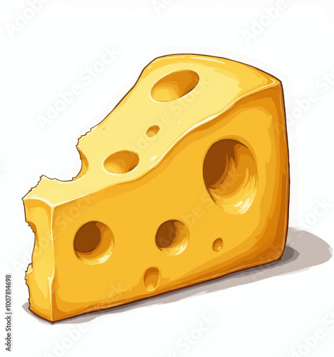 Cheese Slice with Holes