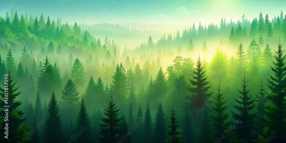 Vibrant green gradient background transitions from light mint to deep forest, creating a calming and refreshing Vibrant green gradient background transitions from light mint to deep forest, creating a calming and refreshing