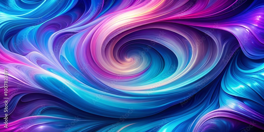 Vibrant swirls of blue and purple hues blend seamlessly, creating a mesmerizing abstract background with dynamic Vibrant swirls of blue and purple hues blend seamlessly, creating a mesmerizing abstract background with dynamic
