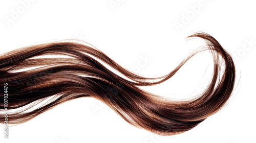 High-Quality PNG of brown hair Isolated on White Background – High Resolution