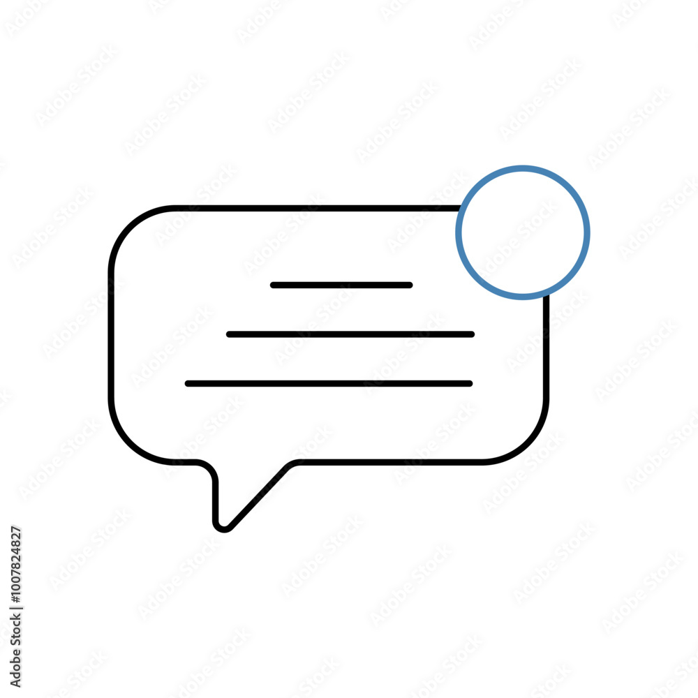 new message concept line icon. Simple element illustration. new message concept outline symbol design. new message concept line icon. Simple element illustration. new message concept outline symbol design.