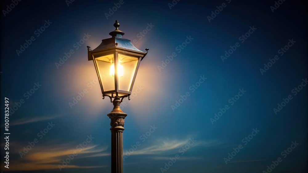 Lamppost providing public lighting on a dark night , urban, cityscape, illumination, street, lantern, glow, dark, nightfall Lamppost providing public lighting on a dark night , urban, cityscape, illumination, street, lantern, glow, dark, nightfall