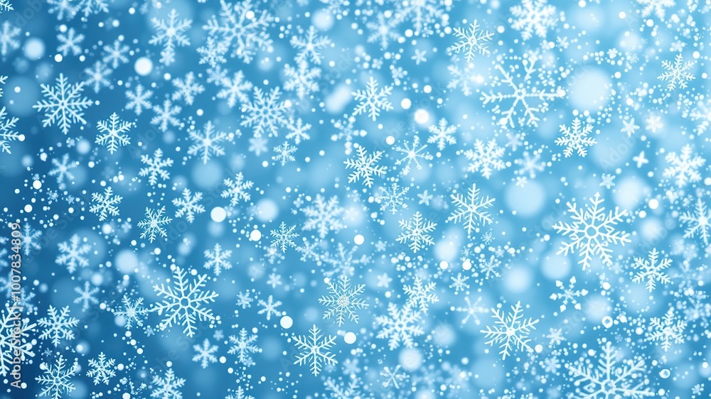A delicate, intricate network of snowflakes in varying sizes and shapes creates a soothing, whimsical texture, perfect for adding a touch of wintry magic to holiday designs and backgrounds. A delicate, intricate network of snowflakes in varying sizes and shapes creates a soothing, whimsical texture, perfect for adding a touch of wintry magic to holiday designs and backgrounds.