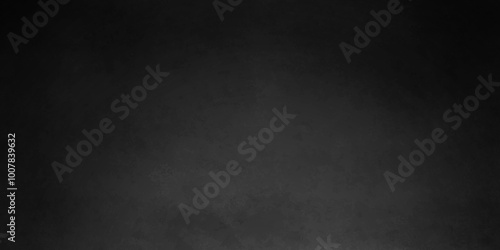 Dark Black background texture, old vintage charcoal black backdrop paper with watercolor. Abstract background with black wall surface, black stucco texture. Black gray satin dark texture luxurious.