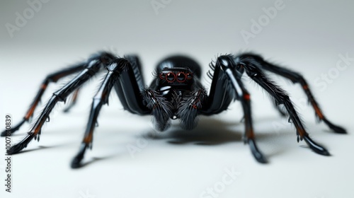 Realistic 3D Minimalist Spider Design