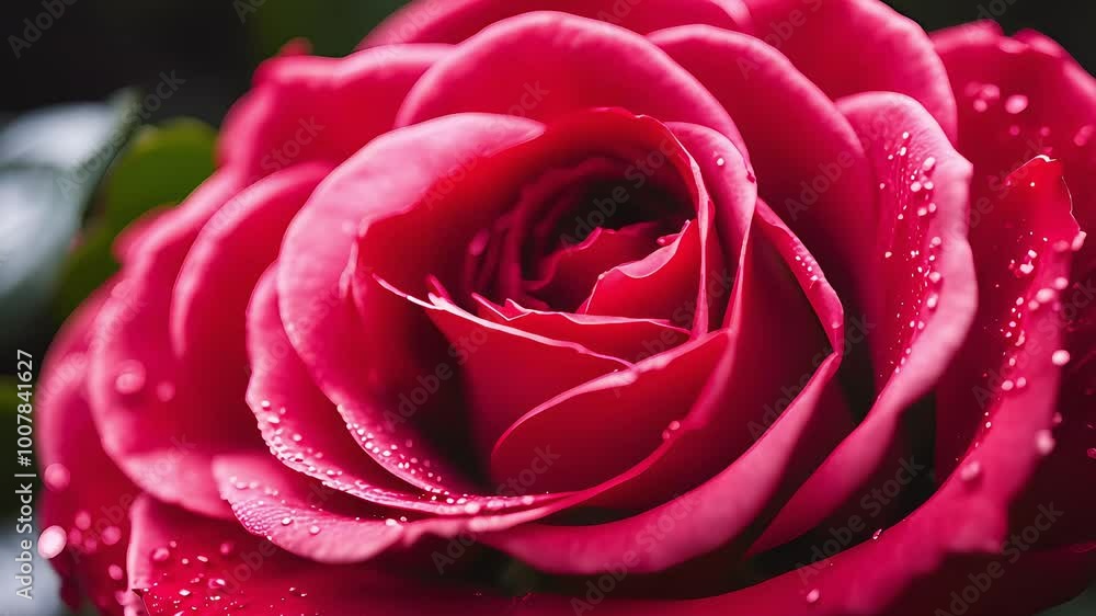 Stunning macro shot of a vibrant pink rose revealing delicate textures Stunning macro shot of a vibrant pink rose revealing delicate textures