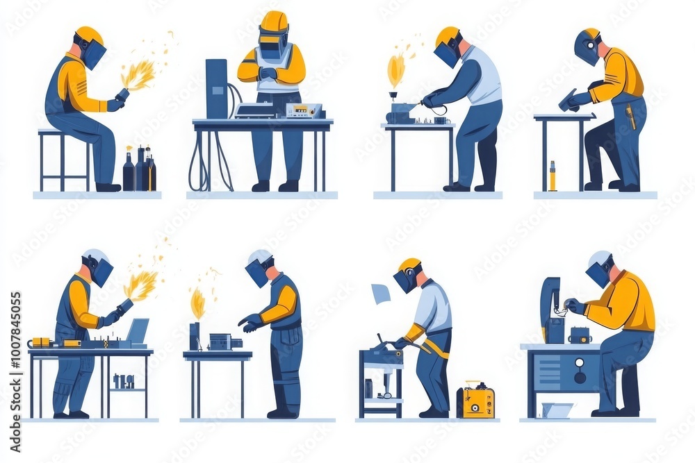 Welding Illustration Welding Illustration