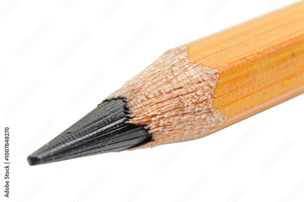 Fototapeta premium Transparent Pencil Tip - A Macro View of Creativity