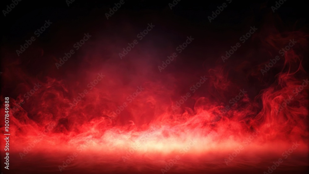 Fototapeta premium Abstract background with red glowing haze, abstract, background, red, glowing, haze, mist, eerie, mysterious, vibrant, surreal