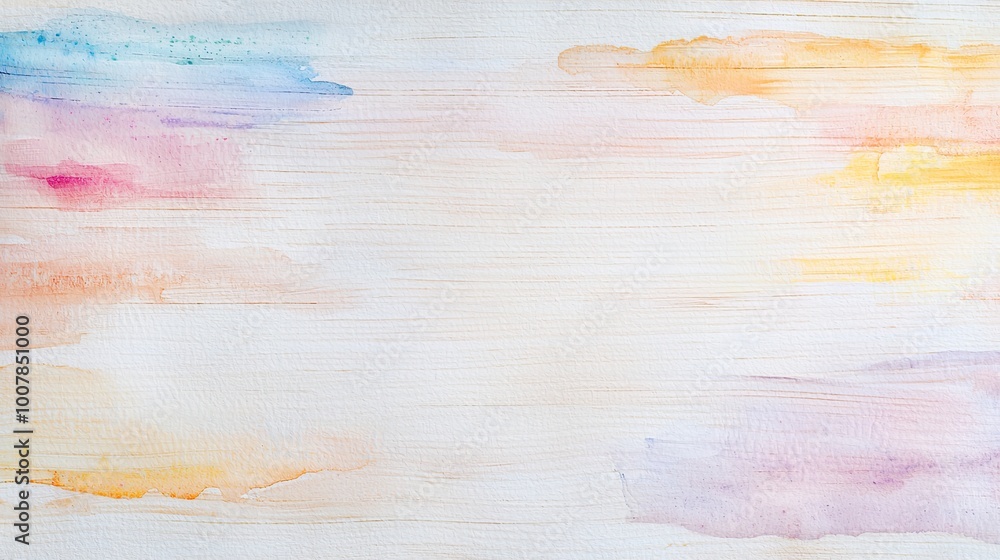A soft watercolor background featuring pastel hues, blending shades of blue, pink, and yellow with a subtle texture. A soft watercolor background featuring pastel hues, blending shades of blue, pink, and yellow with a subtle texture.