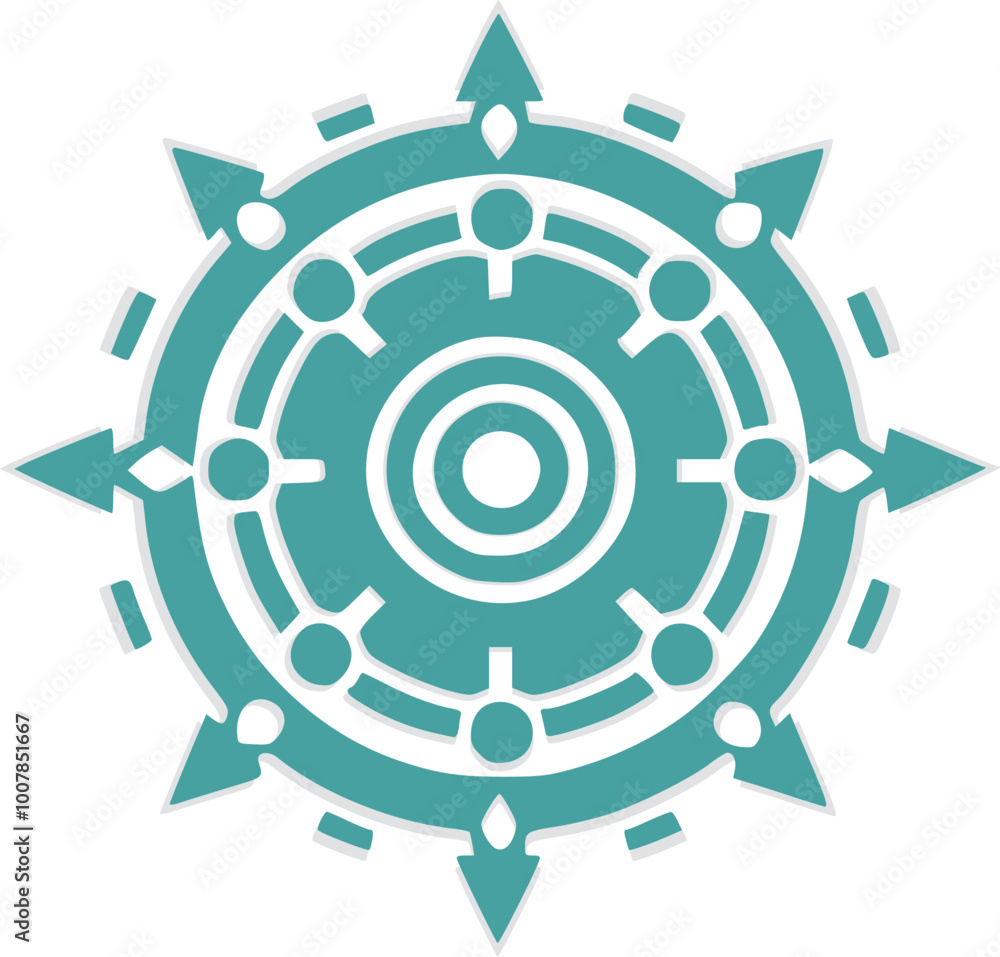 Blue a knowledge skills Gears icon vector illustration on white background generated Ai Blue a knowledge skills Gears icon vector illustration on white background generated Ai