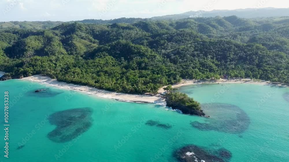 Rincon Bay - Samana - Dominican Republic - Caribbean beach Rincon Bay - Samana - Dominican Republic - Caribbean beach