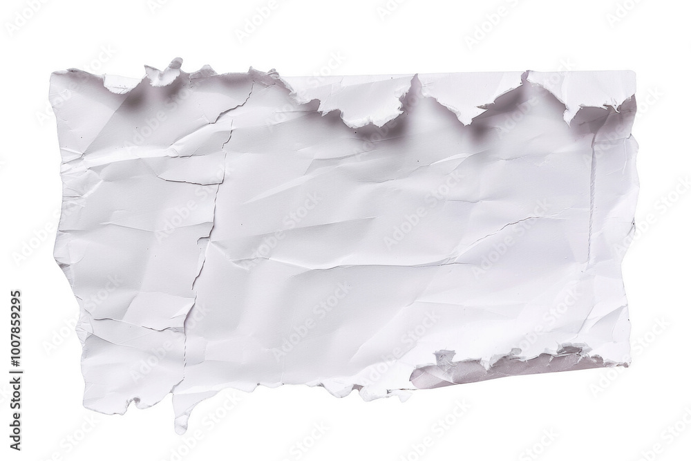 Transparent White Paper Texture: Crinkled and Torn, a Blank Canvas for Creativity Transparent White Paper Texture: Crinkled and Torn, a Blank Canvas for Creativity