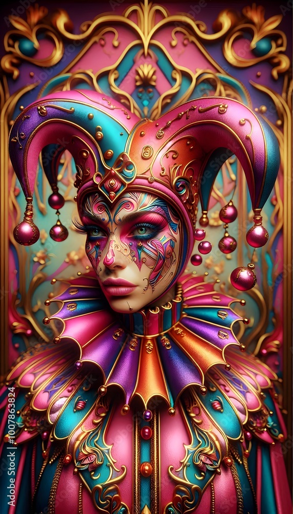 Obraz premium Carnaval de Máscaras Majestuosas