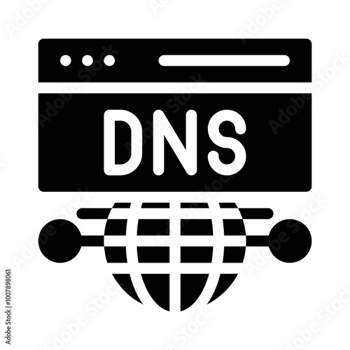 DNS Server glyph icon