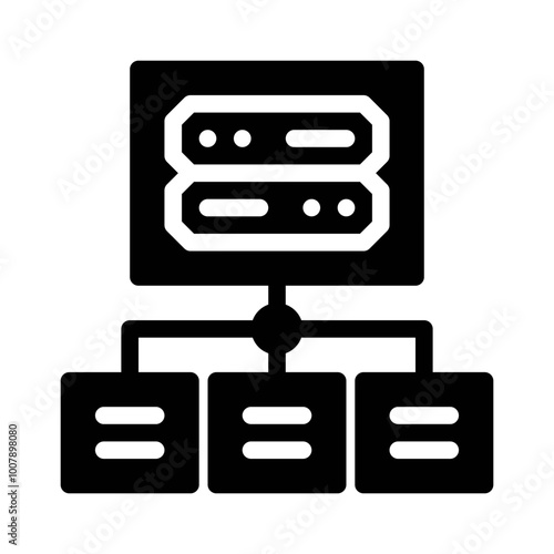 Dedicated Server glyph icon