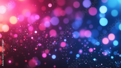 A vibrant abstract background with colorful bokeh lights creating a dreamy atmosphere.