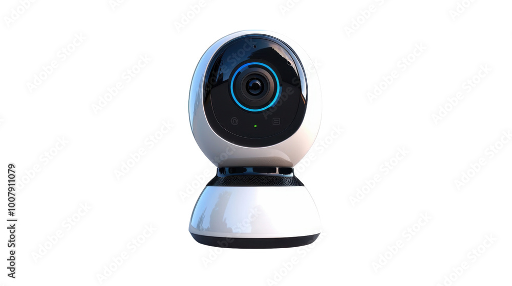 Security camera on white background Security camera on white background