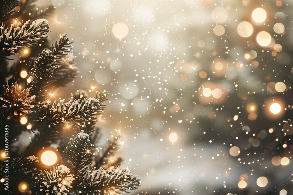 Beautiful blurred bokeh light background for christmas and new year celebrations Beautiful blurred bokeh light background for christmas and new year celebrations