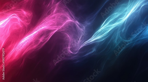 An energetic background featuring bright neon swirls in bold hues that create a lively atmosphere