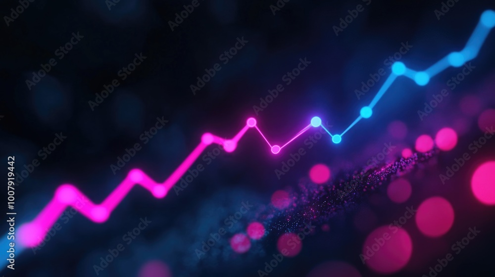 Blue and Pink Line Graph Blue and Pink Line Graph