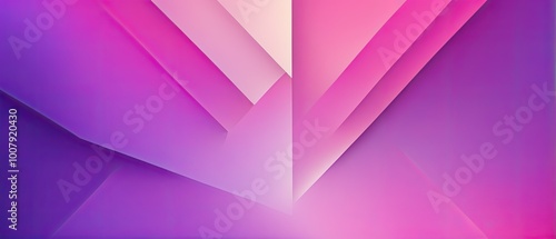 Abstract Geometric Shapes in Vibrant Pink and Purple