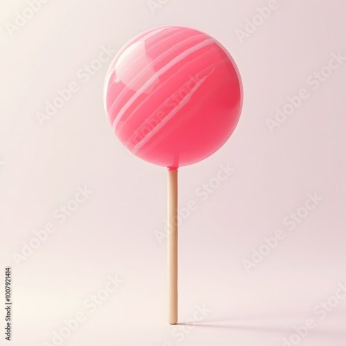 Pink Swirl Lollipop