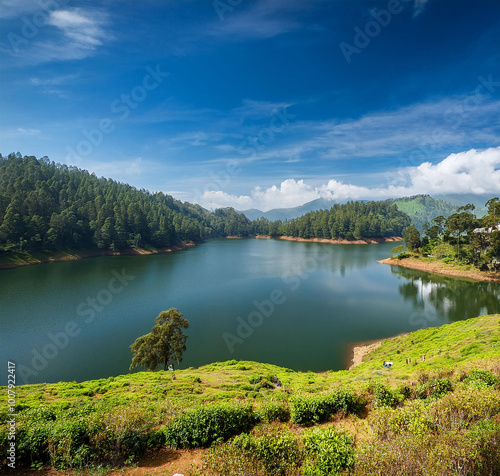 Kodaikanal Lake Panorama
