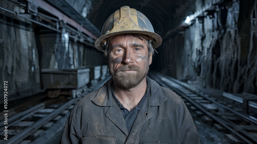 Portrait of a miner Portrait of a miner