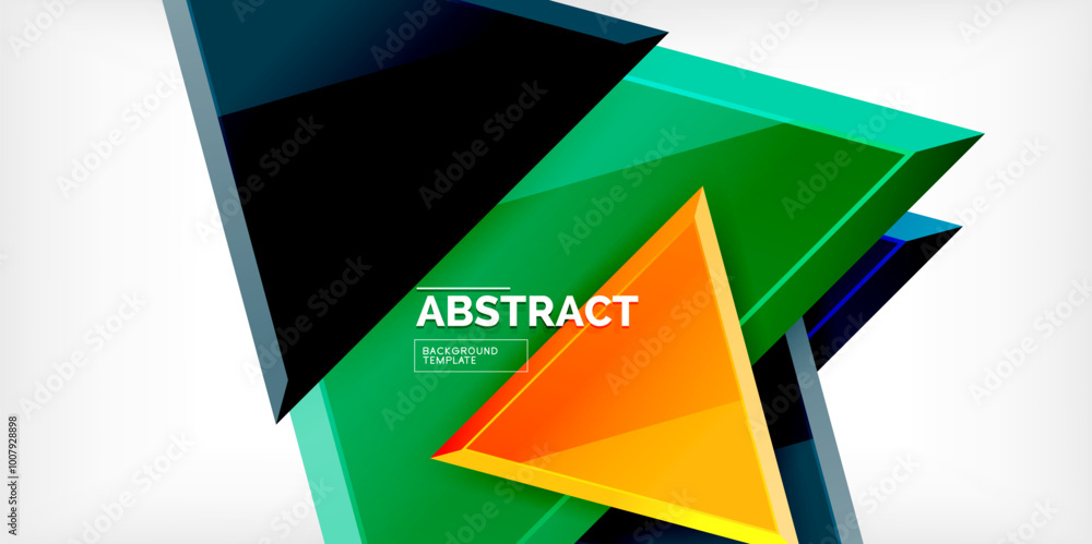 Abstract background - glossy triangles. Vector Illustration For Wallpaper, Banner, Background, Card, Book Illustration, landing page Abstract background - glossy triangles. Vector Illustration For Wallpaper, Banner, Background, Card, Book Illustration, landing page