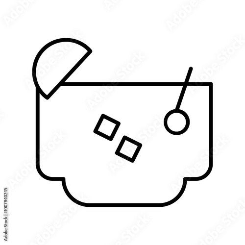 old fashioned line icon