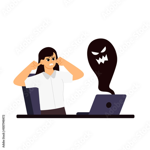 Toxic Work Environtment 1 Woman Receive Bad Influences