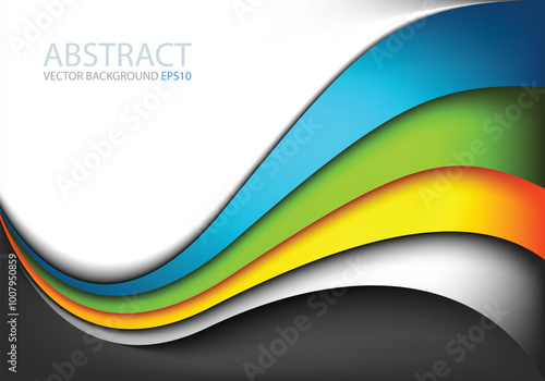 graphic vector curve line overlap background for text and message design
