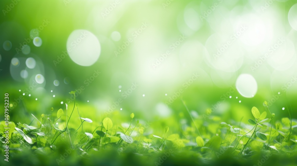 Obraz premium Green leaves in sunlight