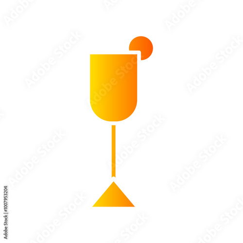 aperol spritz gradient icon