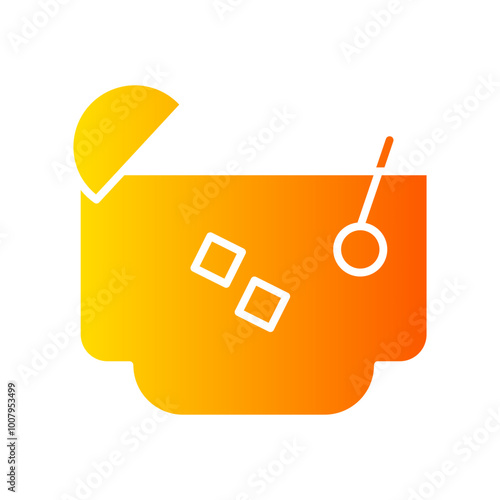 old fashioned gradient icon