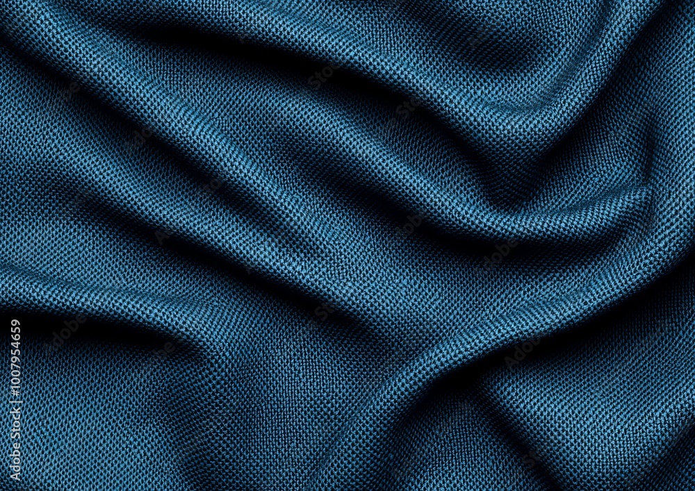 A close-up of textured, teal fabric, showcasing soft drapes and rich color, perfect for design and textile applications. A close-up of textured, teal fabric, showcasing soft drapes and rich color, perfect for design and textile applications.