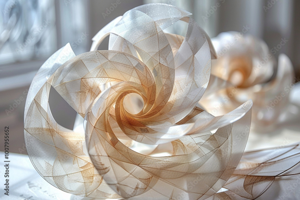 abstract background with spiral