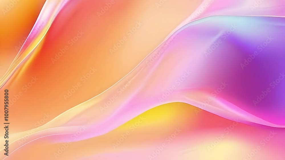 Abstract Liquid Swirls in Pink, Orange, and Blue Hues Abstract Liquid Swirls in Pink, Orange, and Blue Hues