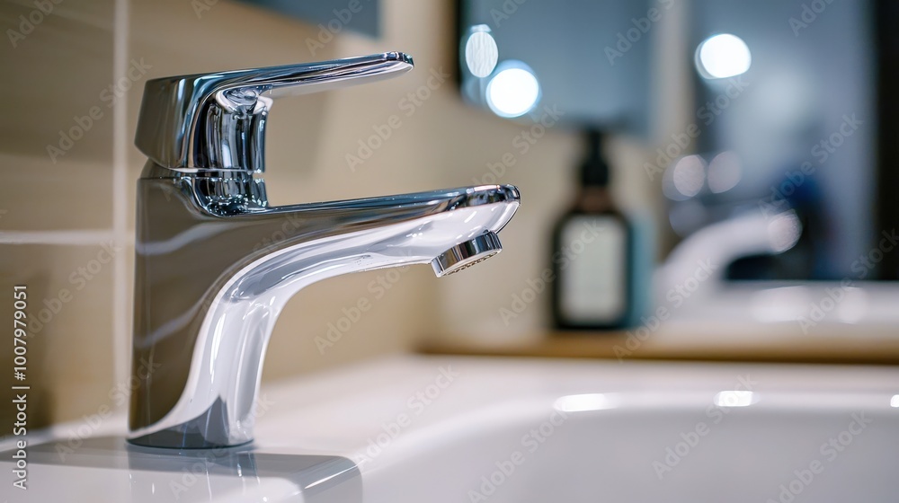 A sleek chrome faucet showcasing modern curves and a high-polish finish. This elegant fixture adds a contemporary touch to any kitchen or bathroom, enhancing both style and functionality. A sleek chrome faucet showcasing modern curves and a high-polish finish. This elegant fixture adds a contemporary touch to any kitchen or bathroom, enhancing both style and functionality.