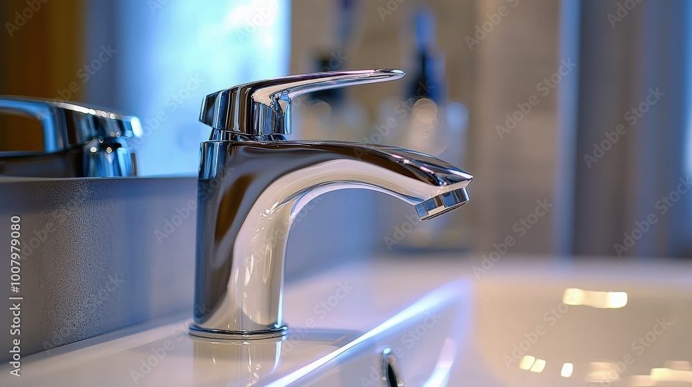 A sleek chrome faucet showcasing modern curves and a high-polish finish. This elegant fixture adds a contemporary touch to any kitchen or bathroom, enhancing both style and functionality. A sleek chrome faucet showcasing modern curves and a high-polish finish. This elegant fixture adds a contemporary touch to any kitchen or bathroom, enhancing both style and functionality.
