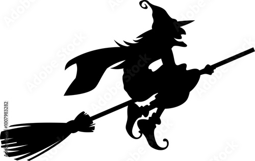 Witch silhouette