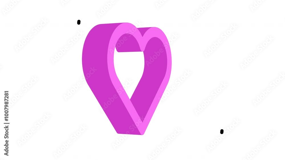 Pink heart symbol on white backdrop. Ideal for Valentines Day, lovethemed designs, greeting cards, social media posts, and romantic concepts. Pink heart symbol on white backdrop. Ideal for Valentines Day, lovethemed designs, greeting cards, social media posts, and romantic concepts.