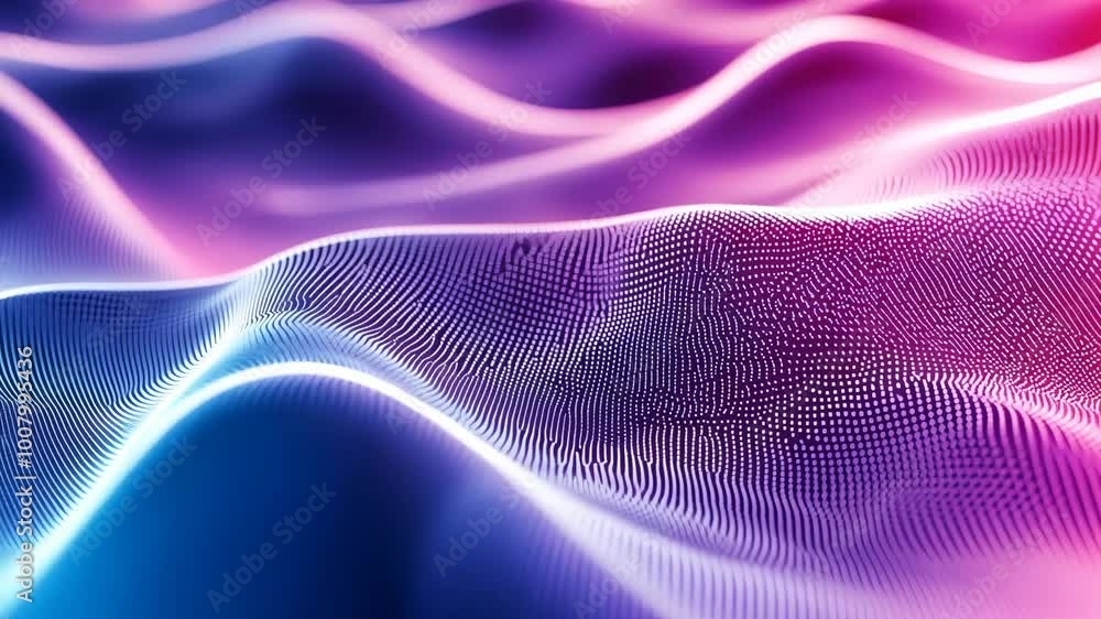 A close-up view of a digitally rendered landscape with a blue and purple color gradient and a white glow A close-up view of a digitally rendered landscape with a blue and purple color gradient and a white glow